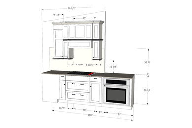 Stove Wall Perspective