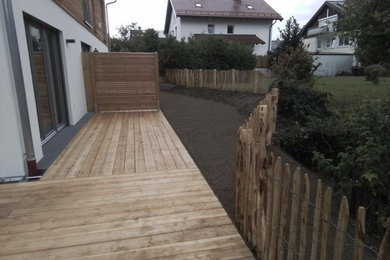 Example of a trendy deck design in Munich