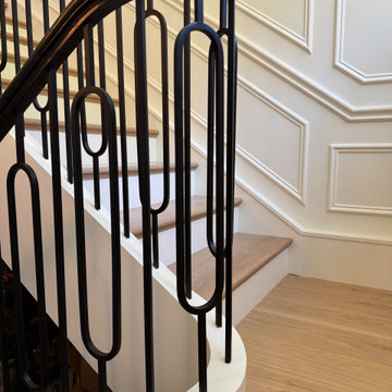 Project #134 | Straight Staircase with Elliptical Stringer