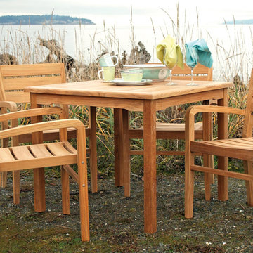 Teak Bistro Table and Chairs