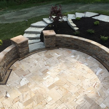 Travertine Stone Patio