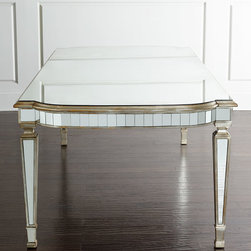 John-Richard Collection Eliza Mirrored Dining Table - Dining Tables