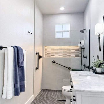 Timeless Universal Design Bathroom Remodel