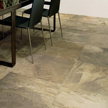 tile floor / outside & lower level