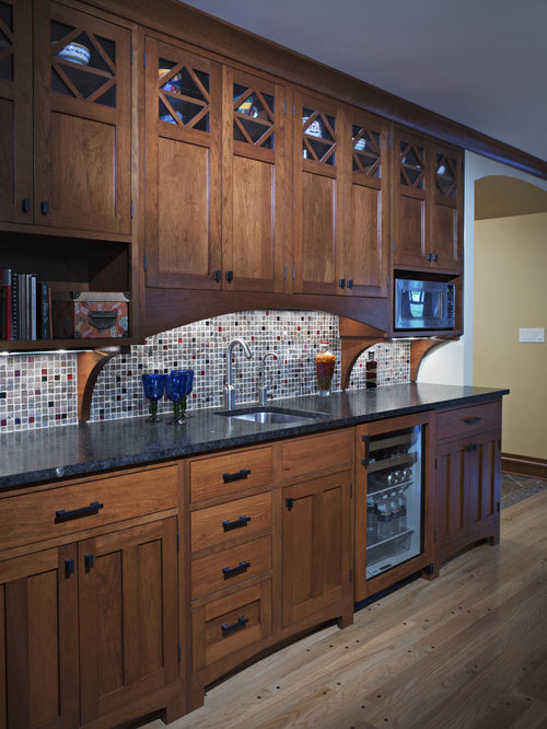 Dark Oak Cabinets Home Design Ideas, Pictures, Remodel and Decor