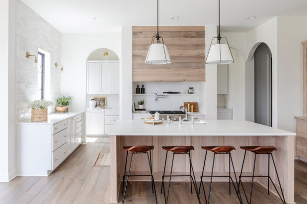 Transitional Kitchen by Amethyst Home