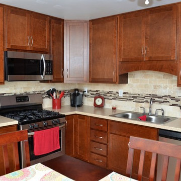 Portage, IN. BaileyTown USA Maple Cabinetry. Kitchen, Laundry, and Bathroom