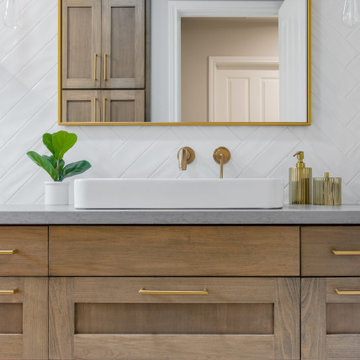 Modern Farmhouse Guest Bathroom