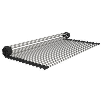 Stainless Steel Roll Up Sink Grid, 15"x20"
