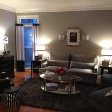 My 50 shades of gray living room