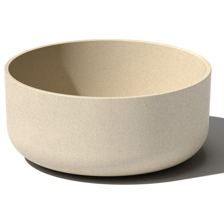 Pure Series Kona Bowl 14" Planter, Sand, 1 Pack