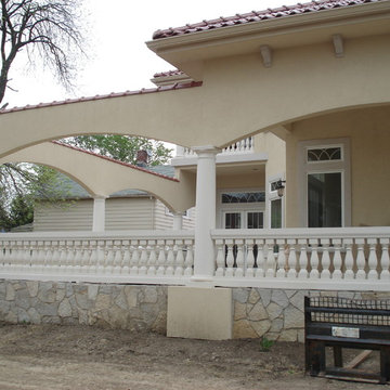 Tuscan Columns and Balustrade