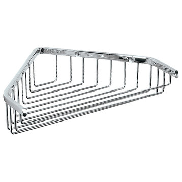 Gatco 1497 9-1/4 Inch Corner Shower Basket - Chrome