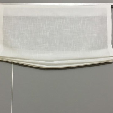 Relaxed Roman Shades by SewDecor.com