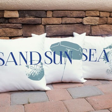 Nautical and Beach Throw Pillows