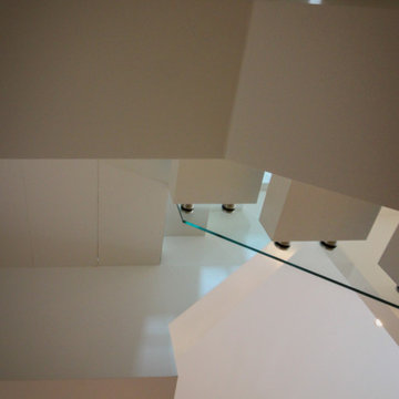 Project #80 | Mono-Beam Staircase with Glass Panels
