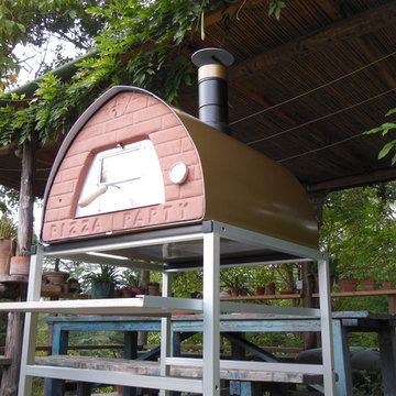 Outdoor Wood fired oven, Pizza Party garden location