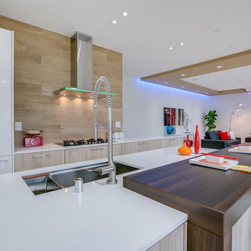 PentalQuartz Super White, Wood Essence Porcelain Tile