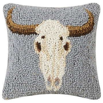 Cow Skull Hook Pillow