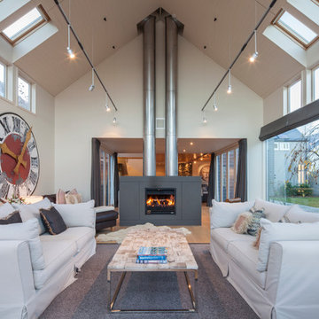 Transitional Living Room