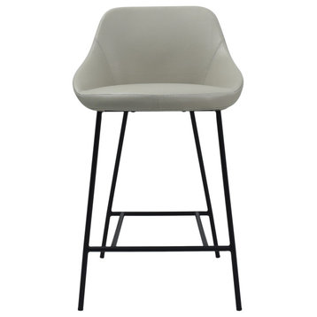 Counter Stool Beige Contemporary