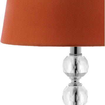 Nola Stacked Ball Lamp, Set of 2, Clear, Orange