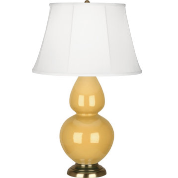Double Gourd Table Lamp, Sunset Yellow