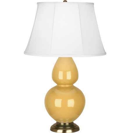 Double Gourd Table Lamp, Sunset Yellow