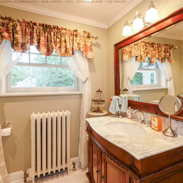 New Window in Remarkable Bathroom - Renewal by Andersen New Jersey / NYC