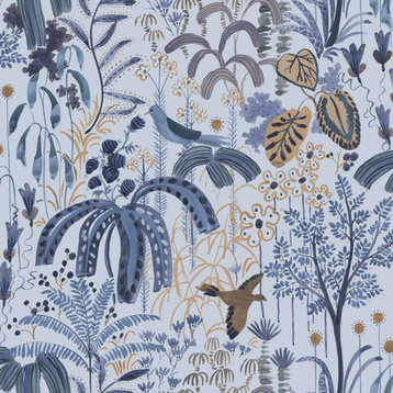 Willow Peel and Stick Wallpaper, Blue