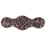 Notting Hill Decorative Hardware - Florid Leaves Pull Antique Brass, Antique Copper - Projection: 7/8"