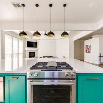 Crisp and clean Tuxedo Kitchen
