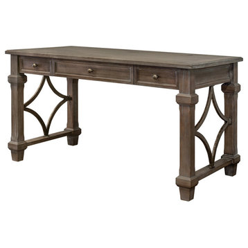 Wood Writing Desk Writing Table Office Desk Gray