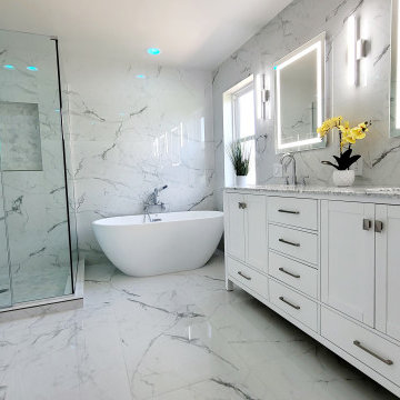 Modern Main Bathroom amazing transformation