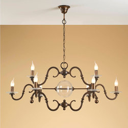 Lustrarte Lighting 362 Etrusca Eight Lamp Chandelier - Chandeliers