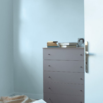 Couleurs douces dans la chambre d'ami