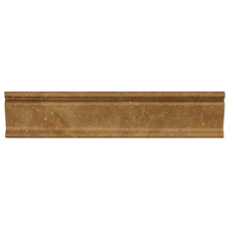 Noce Travertine Honed Crown - Mercer Molding Trim