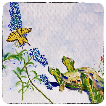 Turtles & Butterfly Coaster - 3 Sets of 4 (12 Total)