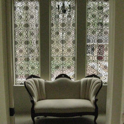 Delia Shades - Delia Shades' "Arabesque Scroll" - Roller Shades