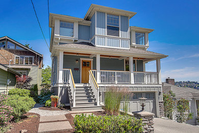 Home design - craftsman home design idea in Seattle