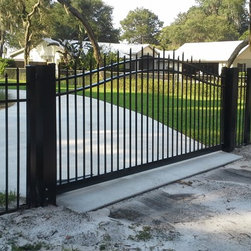 Aluminum Fencing With Automatic Gates - Products