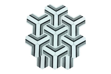Шестигранная цементная плитка Gexstrip