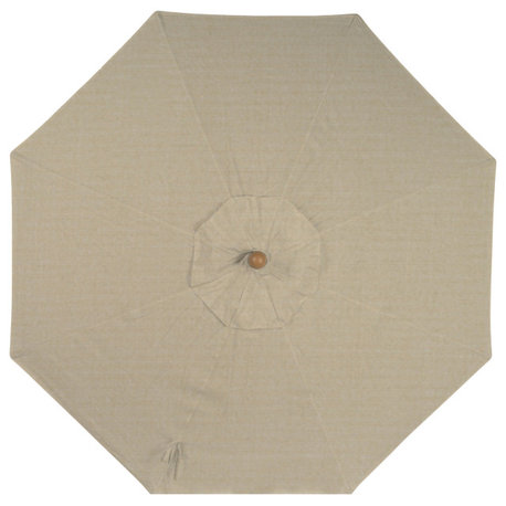 9' Round Universal Sunbrella Replacement Canopy, Antique Beige