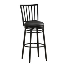 American Heritage - Easton Stool, Black, Counter Height - Bar Stools and Counter Stools