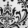 Traditions Black and White Modern Valance