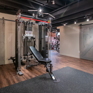 Maple Basement Remodel + Home Gym--Medfield, Massachusetts