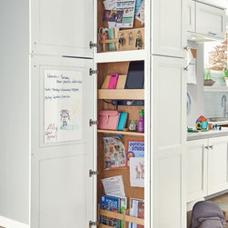 KraftMaid: Integrated Message Center - Kitchen Cabinetry