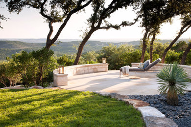 Inspiration for a transitional patio in Austin with no cover.