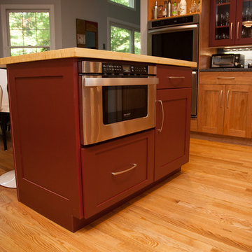 Colorful Transitional Kitchen That Pops