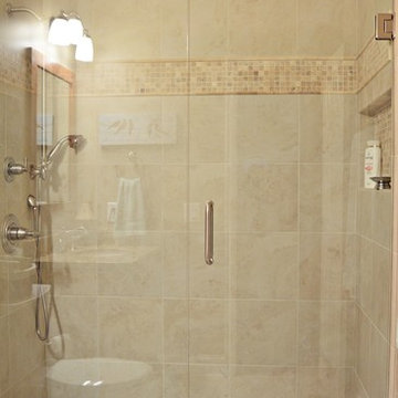 Johns Creek, GA - 2 Bathrooms and Fireplace Surround